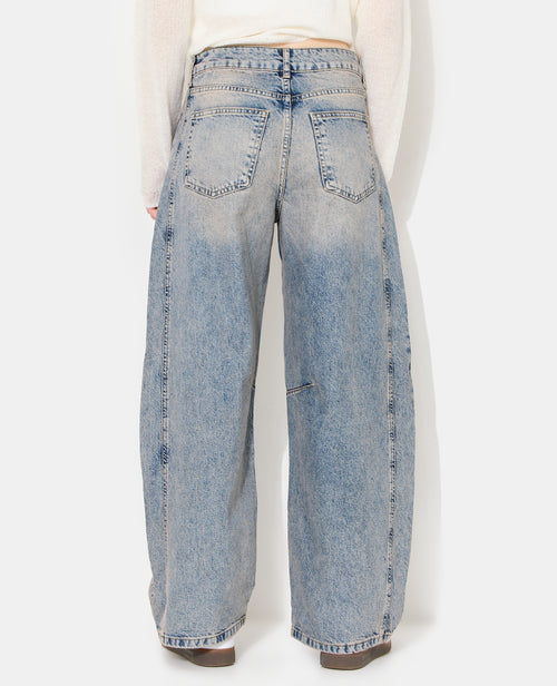Jean barrel avec coutures taille medium - PIMKIE - 5