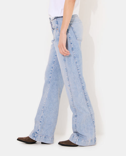 Jean flare taille basse avec détails coutures - PIMKIE - 2