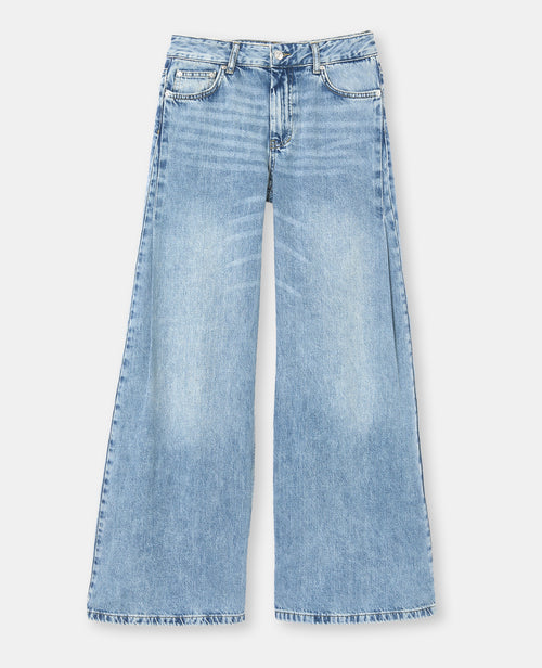 Jean extra wide taille medium avec pinces côtés - PIMKIE - 4