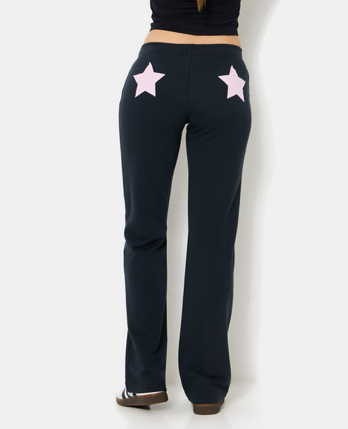 Pantalon droit en molleton avec étoiles dos - PIMKIE - 6