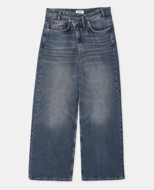 Jean wide avec boutonnage décalé - PIMKIE - 4