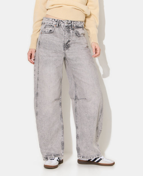 Jean barrel avec coutures taille medium - PIMKIE - 5