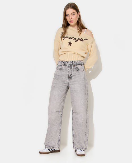 Jean barrel avec coutures taille medium - PIMKIE - 7