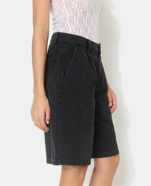 Bermuda en jean avec pinces - PIMKIE - 2