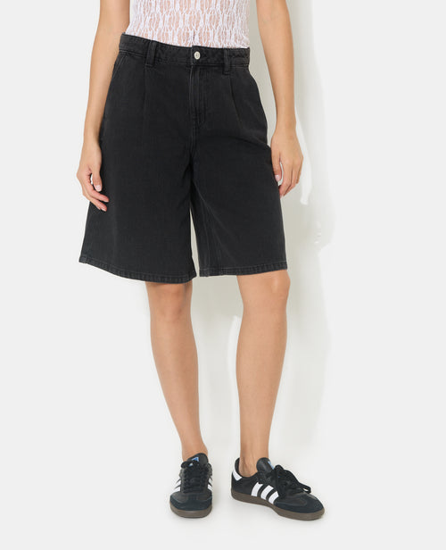 Bermuda en jean avec pinces - PIMKIE - 5