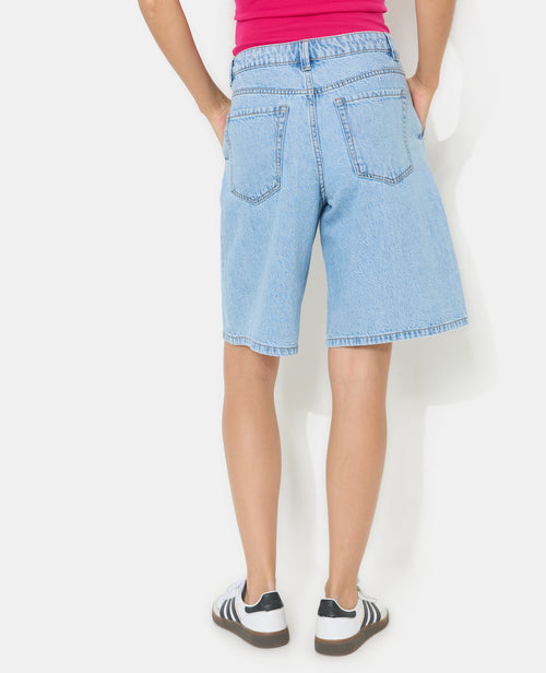 Bermuda en jean avec pinces - PIMKIE - 6