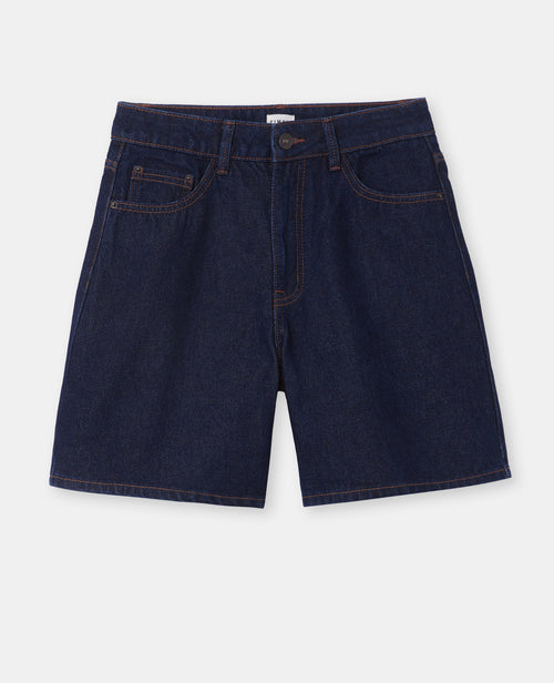 Bermuda large en jean taille haute - PIMKIE - 4