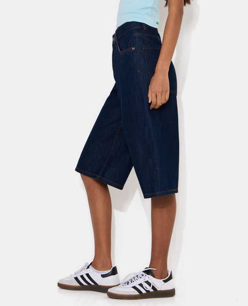 Bermuda en jean long taille basse - PIMKIE - 2