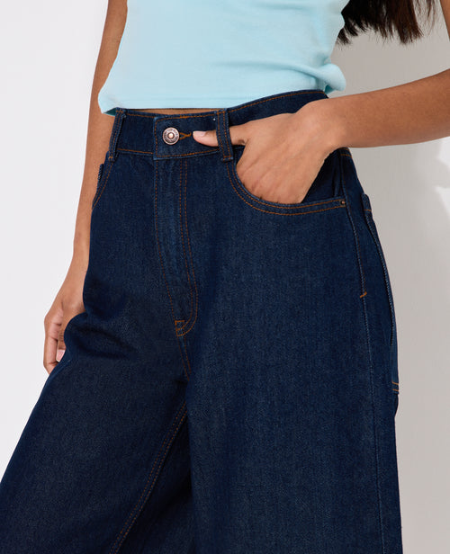 Bermuda en jean long taille basse - PIMKIE - 3