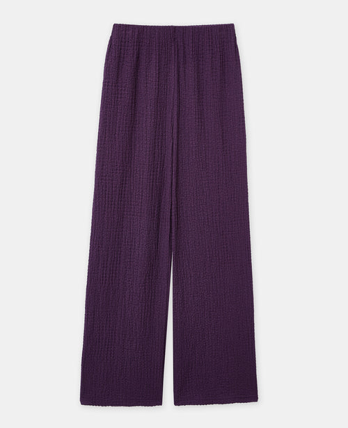 Pantalon droit en tissu bubble reliefé - PIMKIE - 4