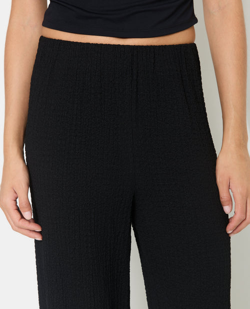 Pantalon droit en tissu bubble reliefé - PIMKIE - 3