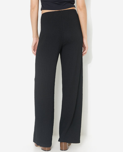Pantalon droit en tissu bubble reliefé - PIMKIE - 6