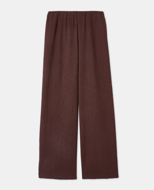 Pantalon droit en tissu bubble reliefé - PIMKIE - 4