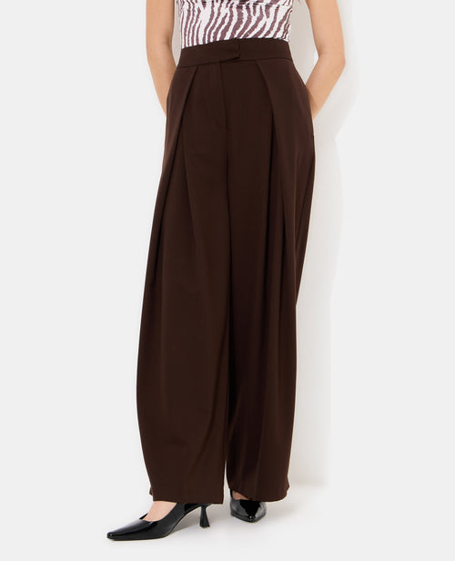 Pantalon large avec jeux de plis - PIMKIE - 6