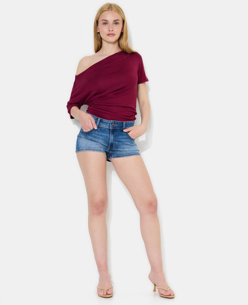 Micro-short en jean poches plaquées - PIMKIE - 1