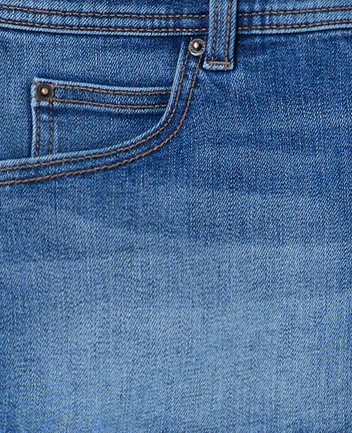 Micro-short en jean poches plaquées - PIMKIE - 1