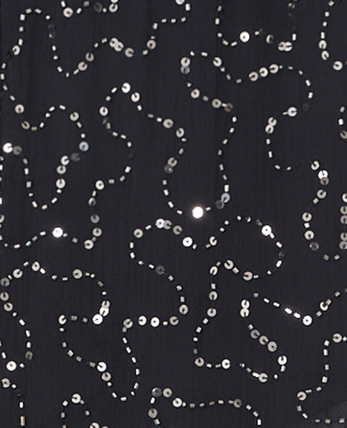 Pantalon flare en voile avec sequins et perles - PIMKIE - 7