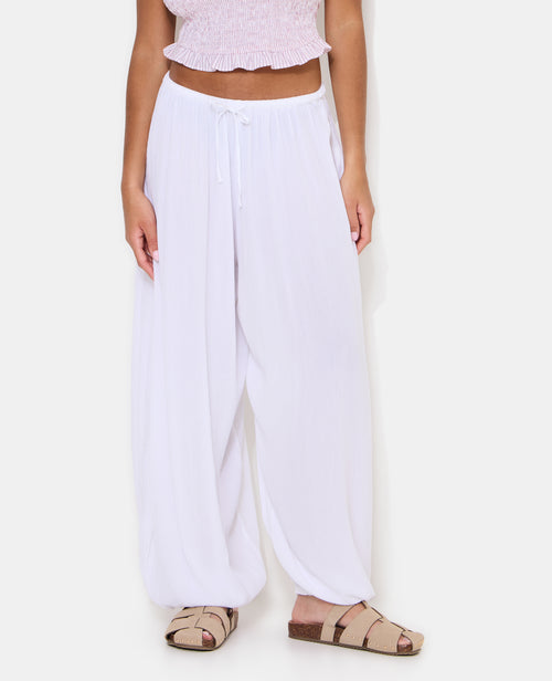 Pantalon bouffant en tissu crépon - PIMKIE - 5