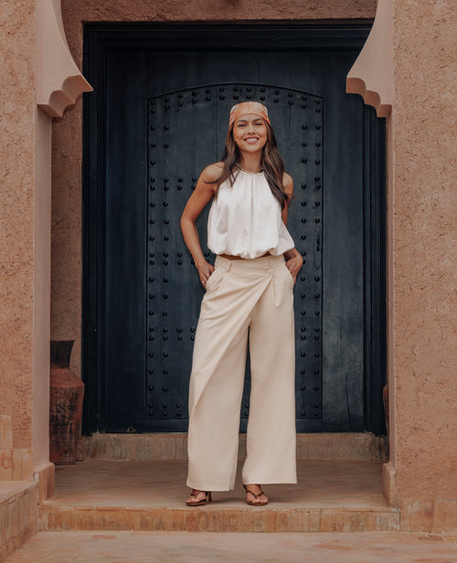 Pantalon skant effet portefeuille - PIMKIE - 1