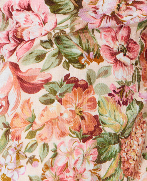 Pantalon droit motif fleurs façon tapisserie - PIMKIE - 8