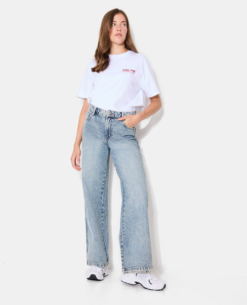 J99-3 / Jean baggy taille basse - PIMKIE - 1