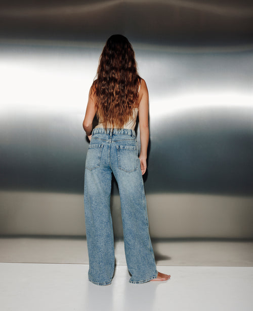 J99-3 / Jean baggy taille basse - PIMKIE - 2