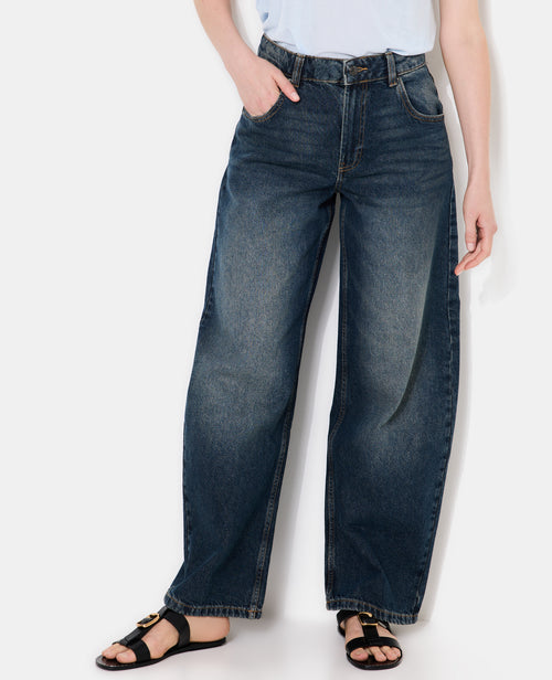 Jean barrel taille haute - PIMKIE - 5