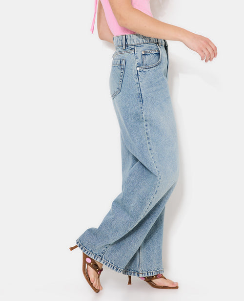 Jean barrel taille haute - PIMKIE - 2