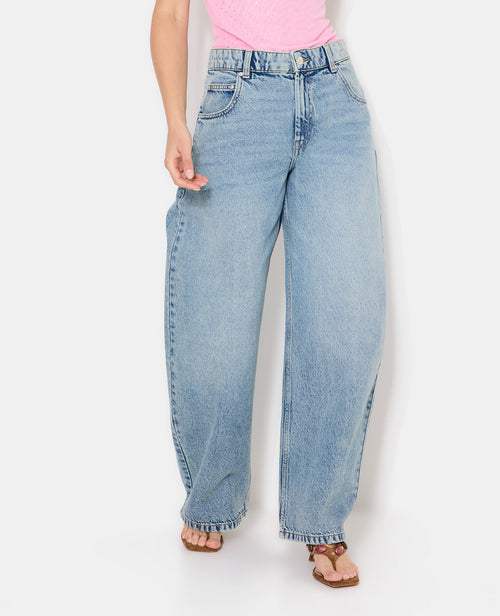 Jean barrel taille haute - PIMKIE - 5