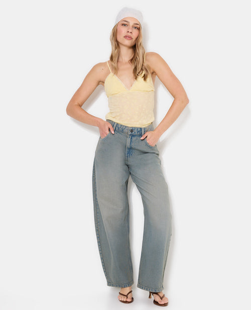 Jean barrel taille haute - PIMKIE - 3
