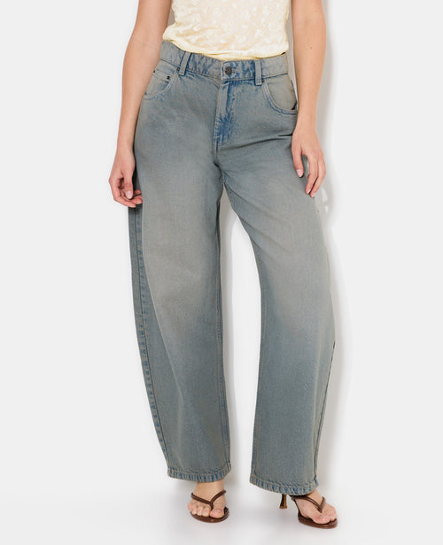 Jean barrel taille haute - PIMKIE - 5