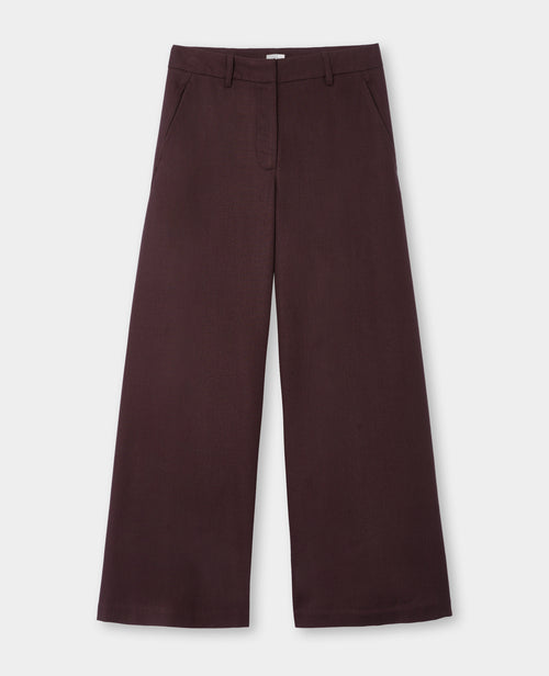 Pantalon droit et large avec lin - PIMKIE - 4