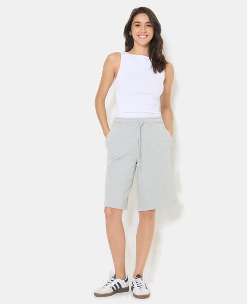 Bermuda en molleton taille élastiquée - PIMKIE - 3