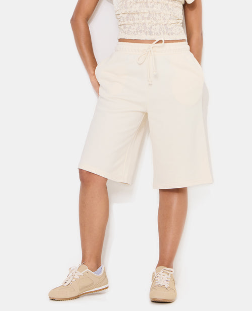 Bermuda en molleton taille élastiquée - PIMKIE - 5