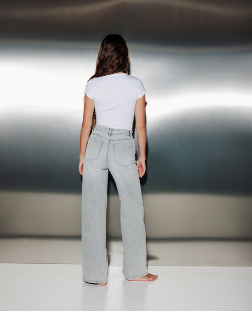 J71-1 / Jean wide taille haute - PIMKIE - 2