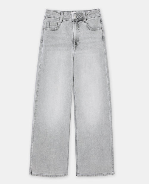 J71-1 / Jean wide taille haute - PIMKIE - 4
