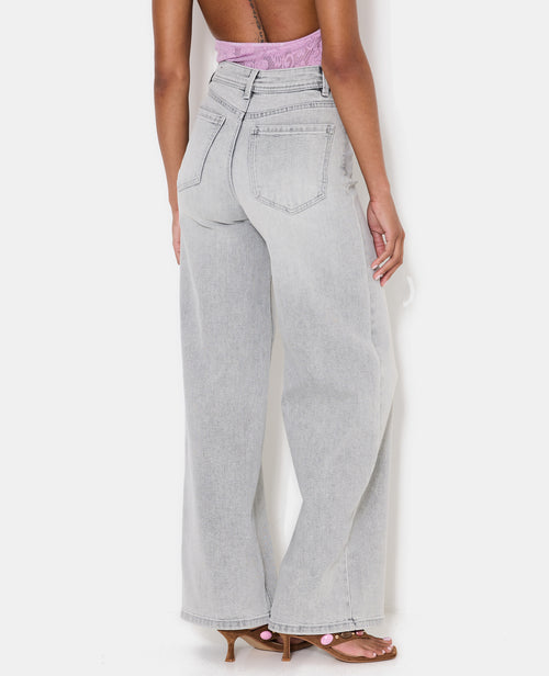J71-1 / Jean wide taille haute - PIMKIE - 6