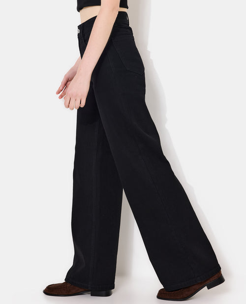 Jean wide stretch avec taille haute - PIMKIE - 2
