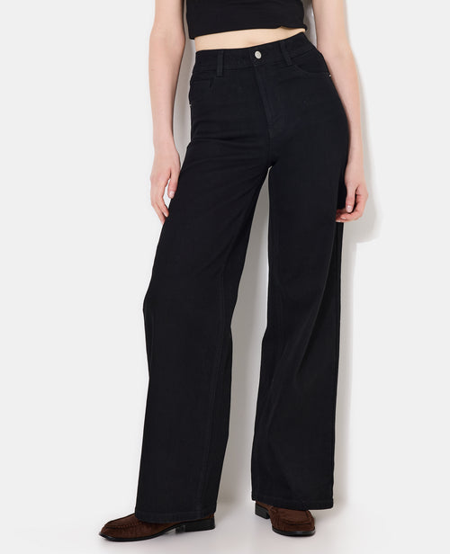Jean wide stretch avec taille haute - PIMKIE - 5