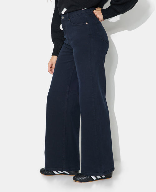 Jean wide stretch taille haute - PIMKIE - 2