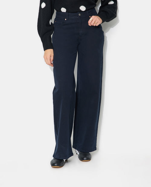 Jean wide stretch taille haute - PIMKIE - 5