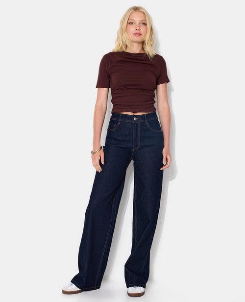 J71-1 / Jean wide taille haute - PIMKIE - 1