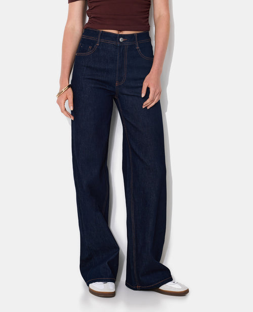 J71-1 / Jean wide taille haute - PIMKIE - 5
