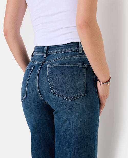 J71-1 / Jean wide taille haute - PIMKIE - 8