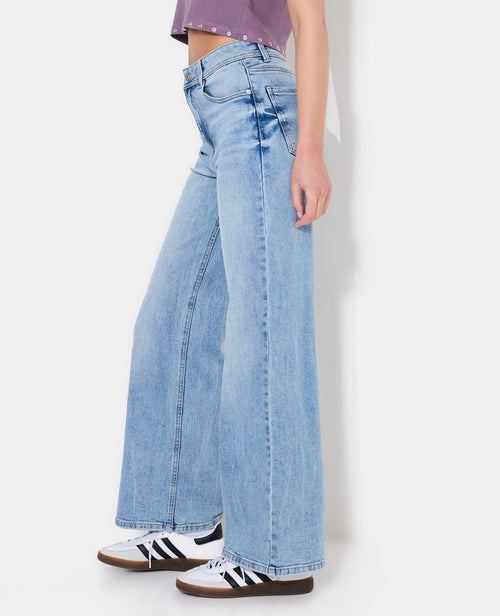 J71-1 / Jean wide taille haute - PIMKIE - 2