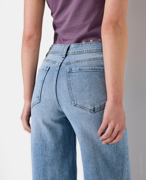 J71-1 / Jean wide taille haute - PIMKIE - 7