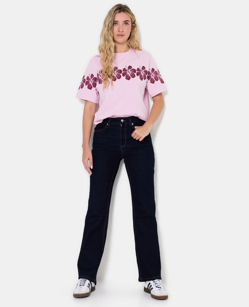 J74-1 / Jean flare taille haute - PIMKIE - 1