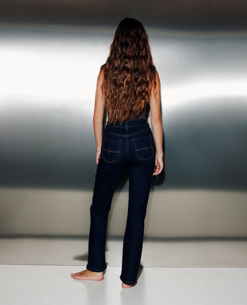 J74-1 / Jean flare taille haute - PIMKIE - 2