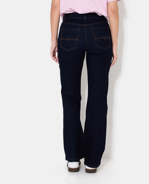J74-1 / Jean flare taille haute - PIMKIE - 6