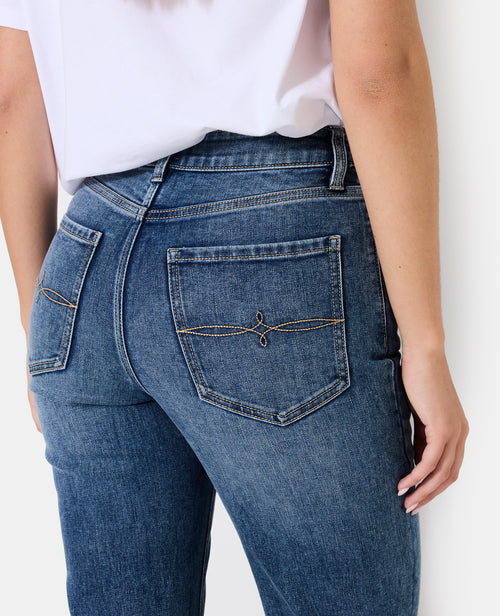 J74-1 / Jean flare taille haute - PIMKIE - 3